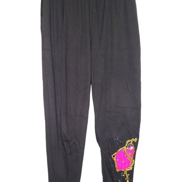 Cache Vintage Hand Painted and Embellished Pants Set Casual Wear One of a Kind - Picture 7 of 8